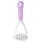 Potato Masher and Peeler Tool – Plastic Kitchen Crusher for Fruit Vegetables