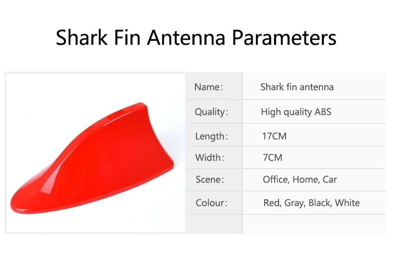 Shark Fin Roof Antenna – Signal Boosting Aerial for Peugeot Models