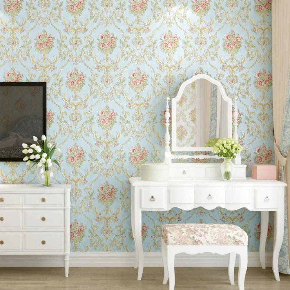 Self-Adhesive 3D Floral Wallpaper – Thickened Wall Decor for Bedroom Living Room