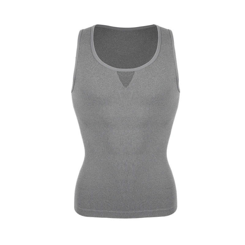 Compression Tank Top – Abdomen Slimming Body Shaper for Gynecomastia Support