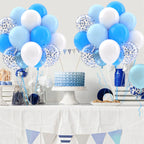 Metallic Pearl and Confetti Balloons – Decorative Latex Set for Party Events