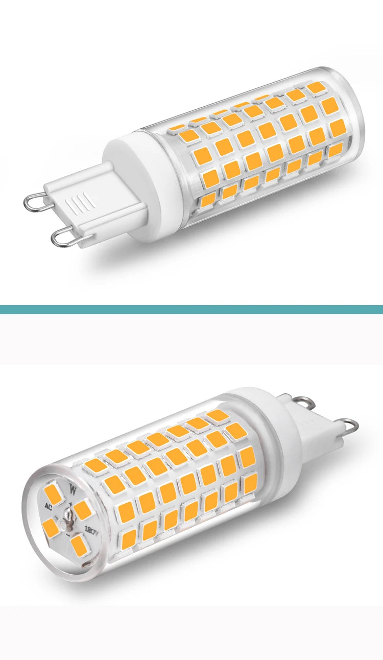 Dimmable G9 LED Corn Light – 9W Energy Saving Bulb for Chandelier Lighting