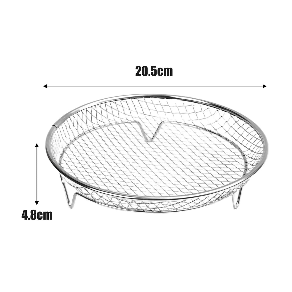 Stackable Air Fryer Rack – Stainless Steel Tray for Oven Cooking