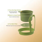 Press-Type Drain Basket – Food Strainer for Kitchen and Bathroom