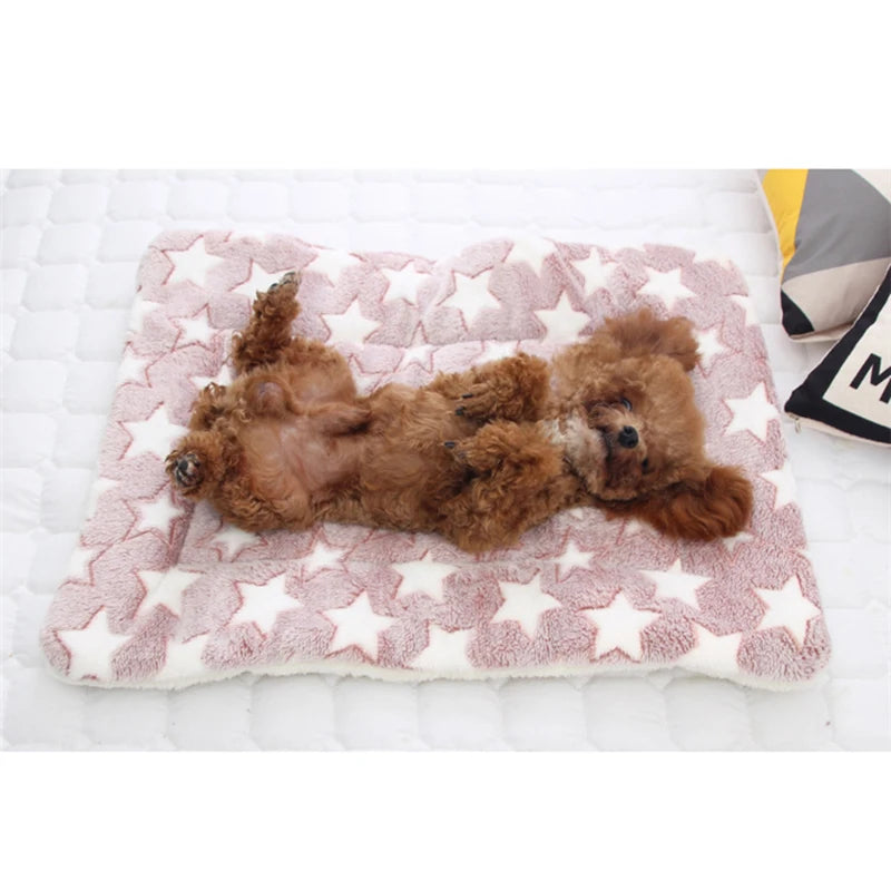 Washable Plush Pet Sofa Bed – Soft Winter Sleeping Mat for Small Large Dogs