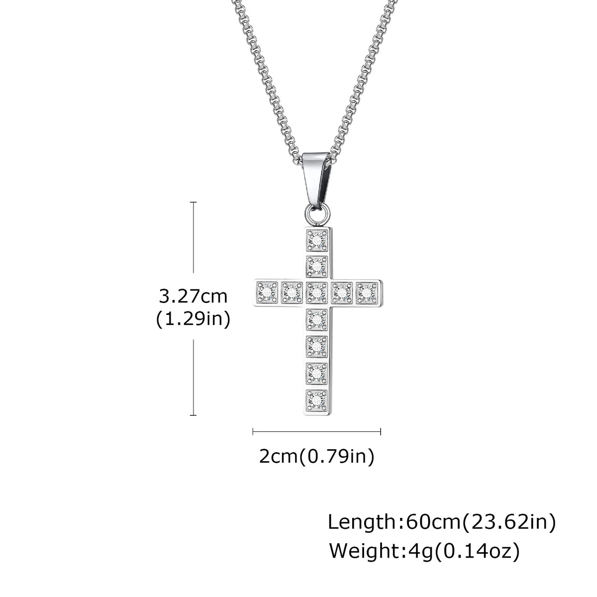 Faith Cross Pendant Necklace – Christian Jewelry for Men and Women