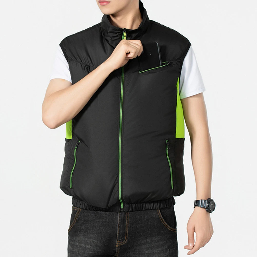 Cooling Fan Vest – Breathable Ice Workwear for Hot Weather Outdoor Labor