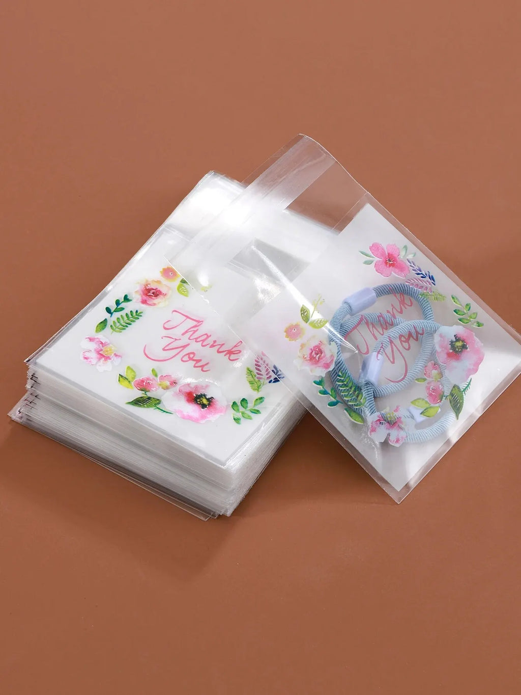 Self-Adhesive Flower Pouches – Colorful Plastic Bags for Gift Packaging