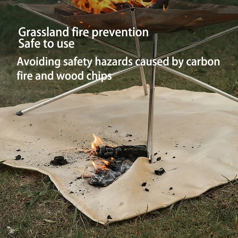 Fire Retardant Grill Mat – Heat Resistant Protection for Outdoor BBQ Camping