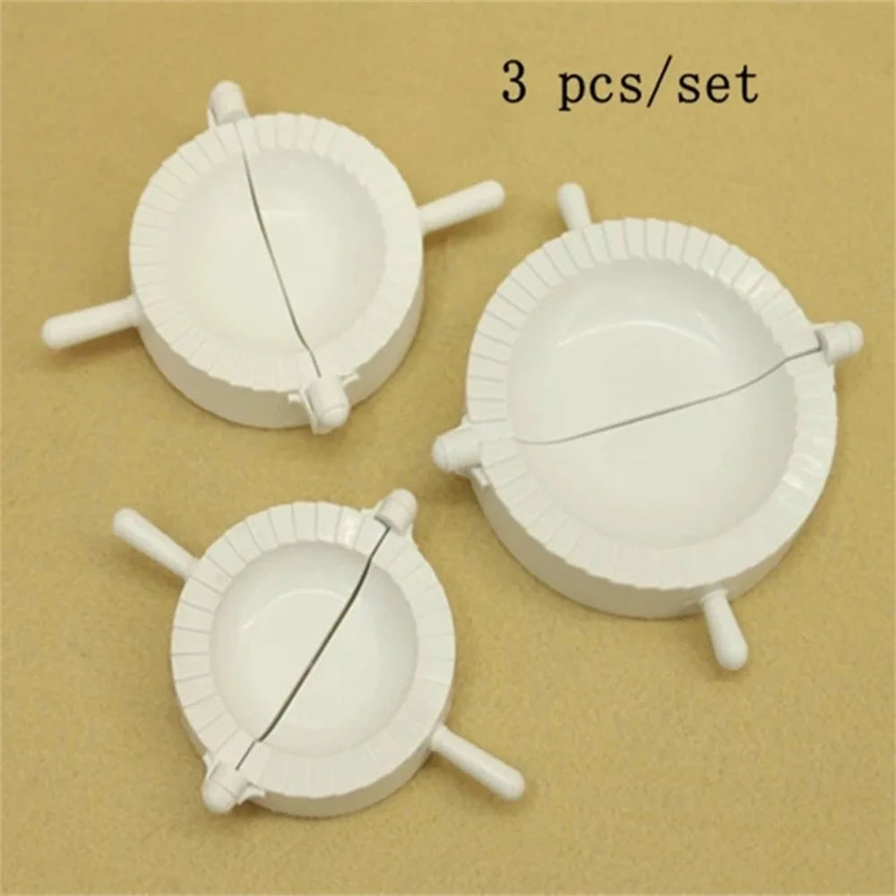 Plastic Dumpling Molds – 7cm/8cm/10cm Dough Press for Kitchen Pastry Making
