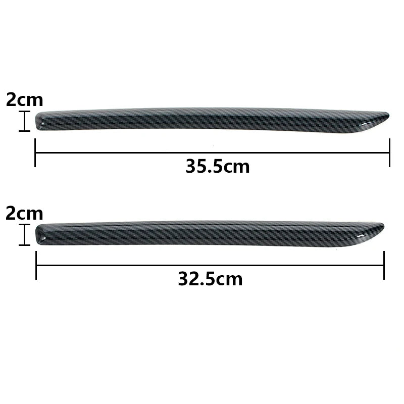 Carbon Fiber Console Trim – ABS Interior Door Panel Cover for Audi A3 S3 RS3