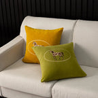 Embroidered Horse Cushion Cover – 45cm Decorative Pillow Case for Home Sofa