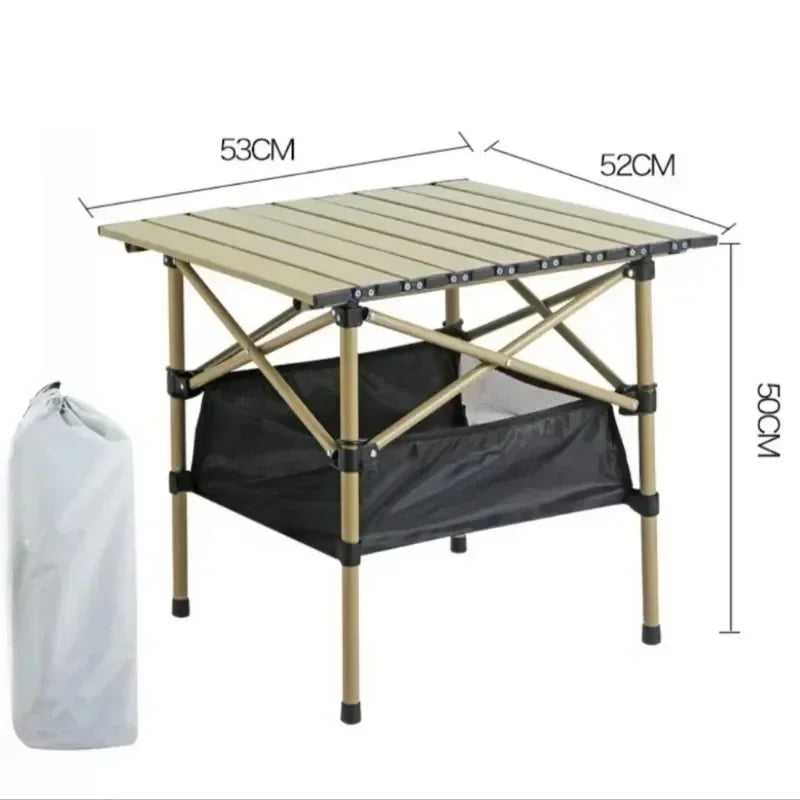 Aluminum Folding Camping Table – Lightweight Portable Desk for Picnics