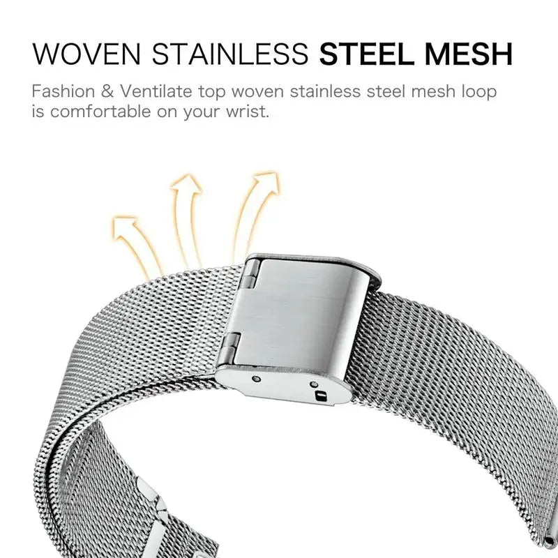 Stainless Steel Watch Band – Replacement Metal Bracelet for Huawei Watch GT4