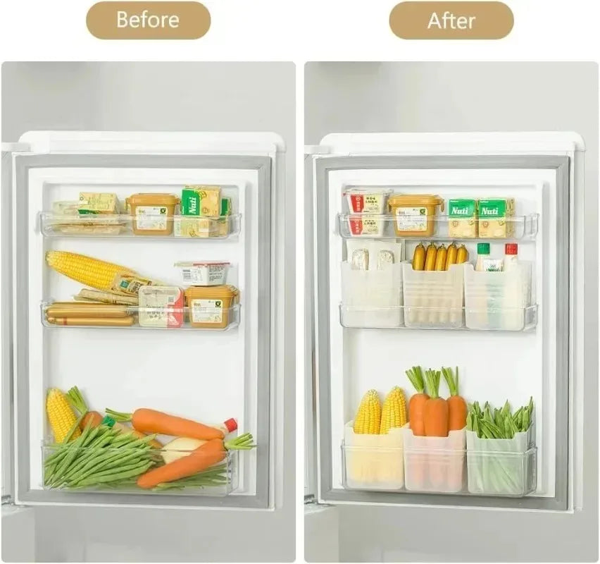 Refrigerator Food Storage Containers – Fresh Produce Organizer for Kitchen