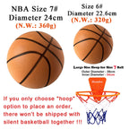 Silent Foam Basketball – Size 7 Airless Ball for Indoor Dribbling Training