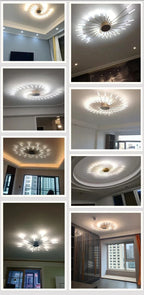 Modern Fireworks LED Ceiling Lamp – Decorative Chandelier for Living Room