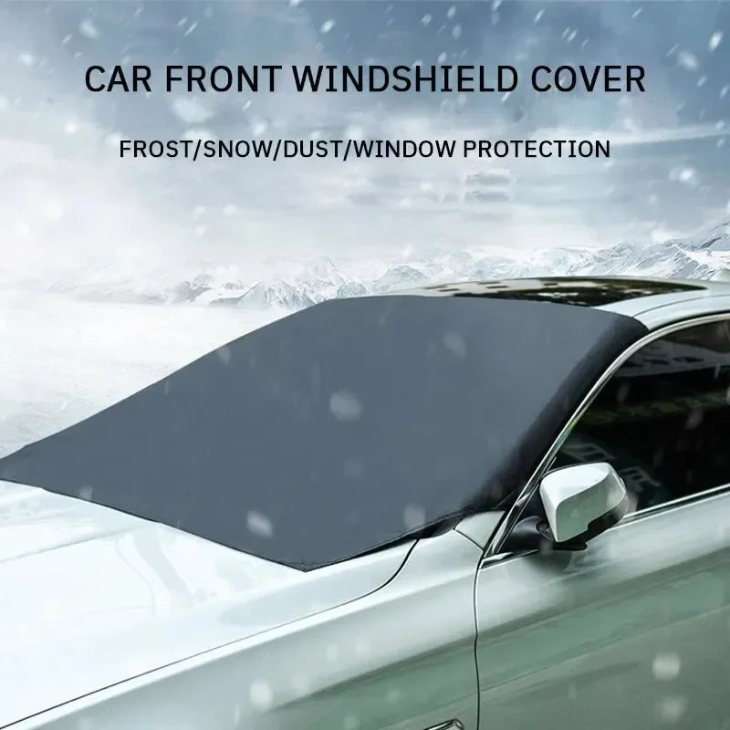 Magnetic Windshield Snow Cover – 210x120cm Waterproof Sunshade for Winter