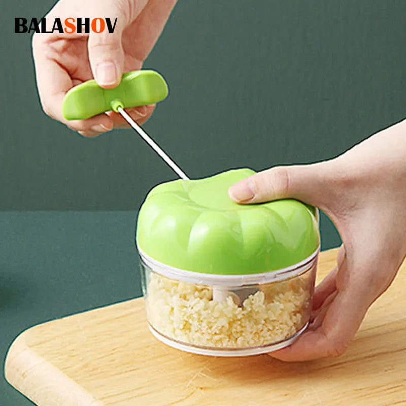 Manual Food Chopper – Multi-Function Vegetable Cutter for Kitchen Cooking
