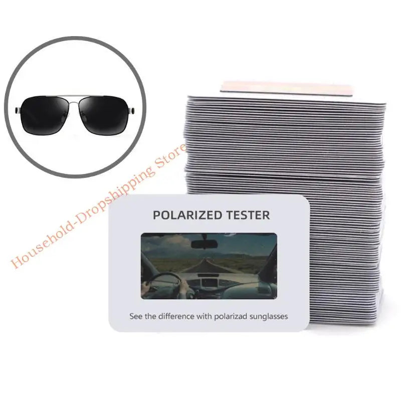 Polarized Sunglasses Test Card – Optical Verification Tool for Eyewear