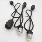 Waterproof E27 Lamp Socket – Outdoor Extension Cord for Garden Lighting