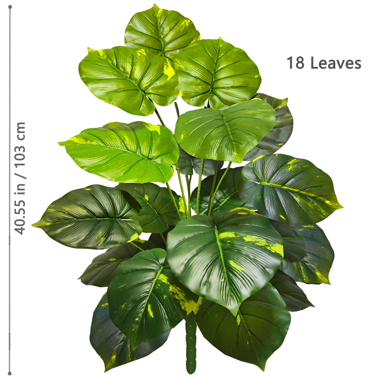 Artificial Tropical Leaf Plant – 60-103cm Potted Faux Greenery for Home Decor