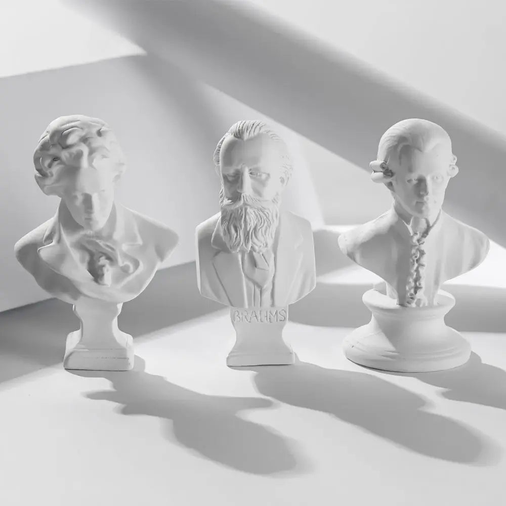 Mini Greek Mythology Bust – Plaster Sculpture for Art Drawing Practice
