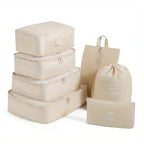 Mesh Travel Packing Cubes – Luggage Organizer Set for Suitcase Storage