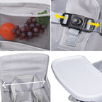 Portable Baby Booster Seat – Folding Dining Chair for Travel and Outdoor Use