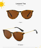 Vintage Round Kids Sunglasses – Polarized Metal UV400 Eyewear for Outdoor Play