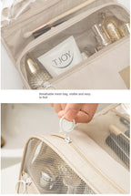Waterproof Cosmetic Travel Bag – Hanging Toiletry Organizer for Women