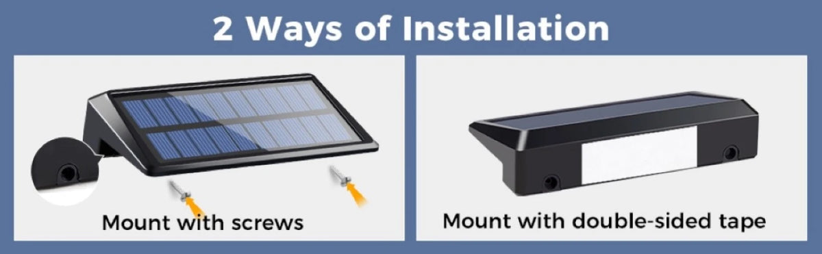 Solar LED Wall Lights – Waterproof Outdoor Lamps for Fence Deck Pathway