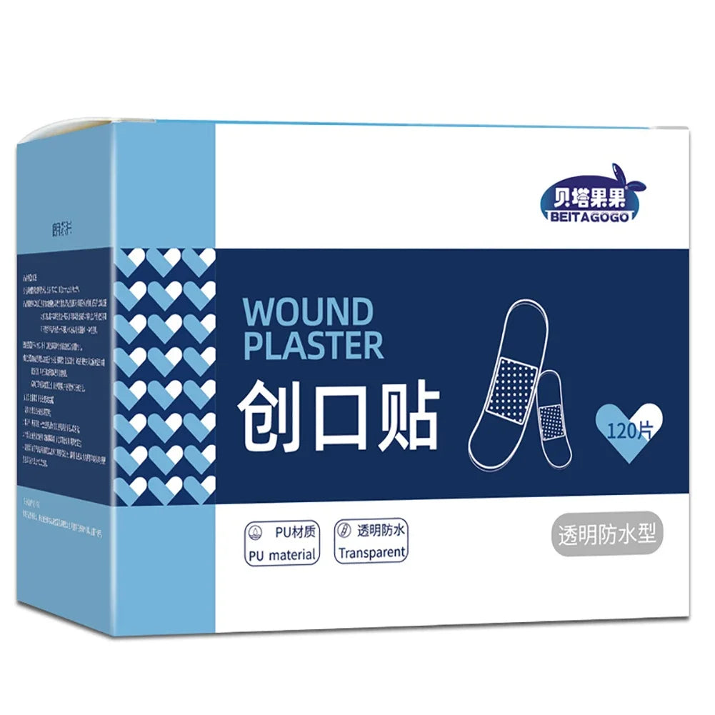 Waterproof Adhesive Bandages – Transparent Medical Dressing for Wound Care