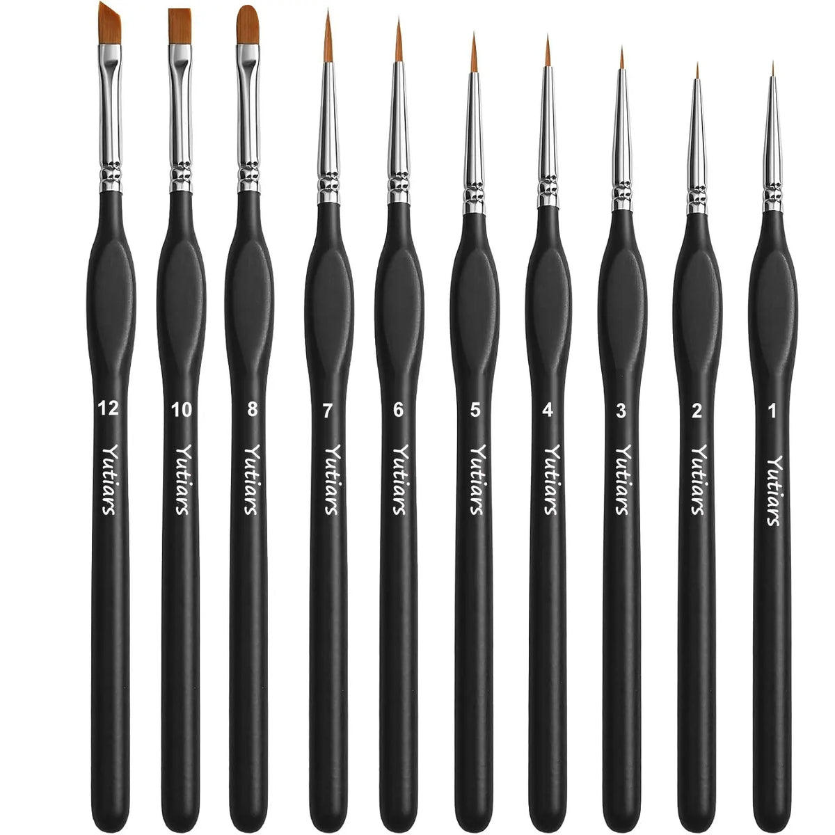 Miniature Paint Brush Set – Micro Detail Brushes for Acrylic and Watercolor