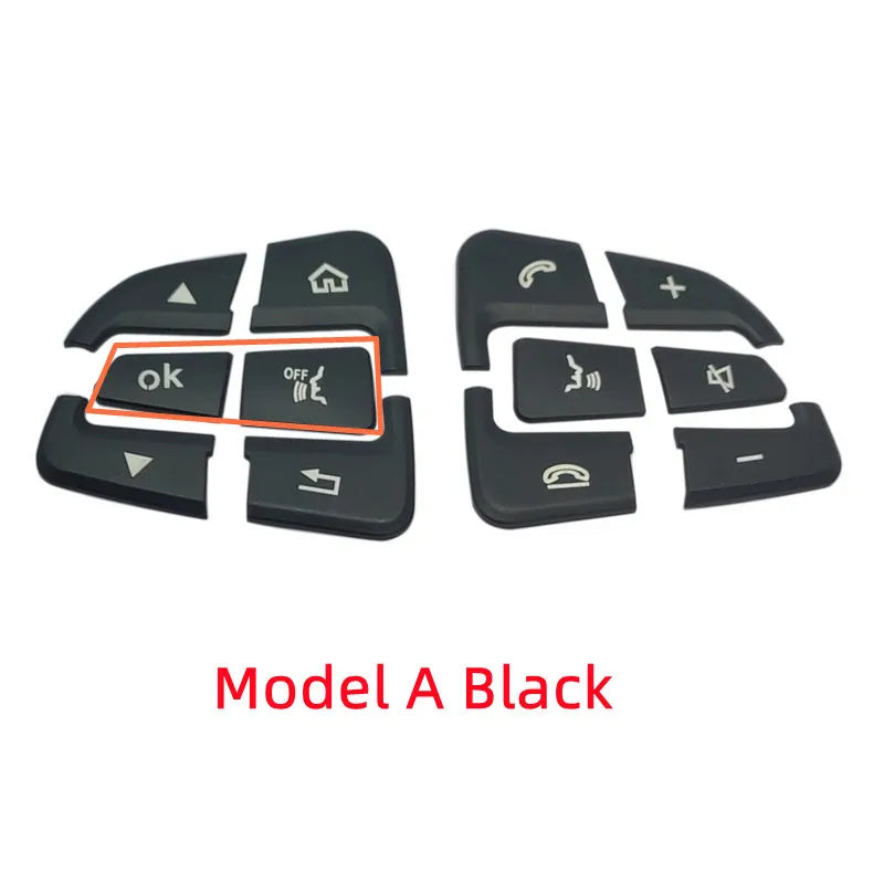 Steering Wheel Button Trim – Decorative Stickers for Mercedes Benz Interior