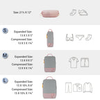 Compression Packing Cubes – Lightweight Luggage Organizers for Travel