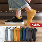 Cartoon Eyes Mesh Ankle Socks – Breathable Embroidered Footwear for Men