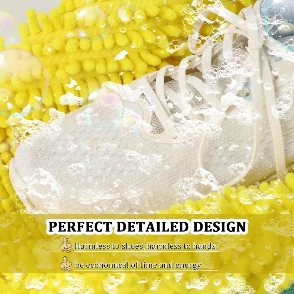 Chenille Shoe Laundry Bag – Non-Abrasive Mesh Protector for Sneaker Washing