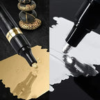 Reflective Chrome Mirror Marker Pens – Gold and Silver for DIY Art Crafts
