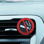 No Smoking Warning Decal – Adhesive Safety Sign for Cars and Home
