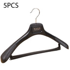 Wide Shoulder Plastic Hangers – Seamless Coat Racks for Wardrobe Storage