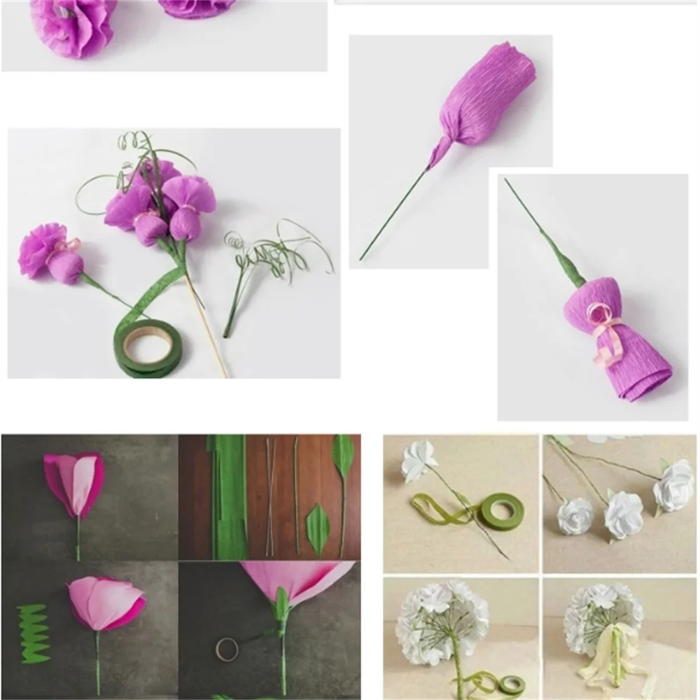 Floral Stem Wire and Tape – DIY Handmade Material for Bouquet Arranging