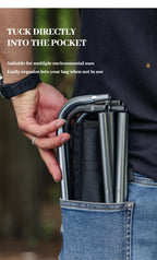 Portable Folding Camping Chair – Aluminum Alloy Seat for Outdoor Fishing