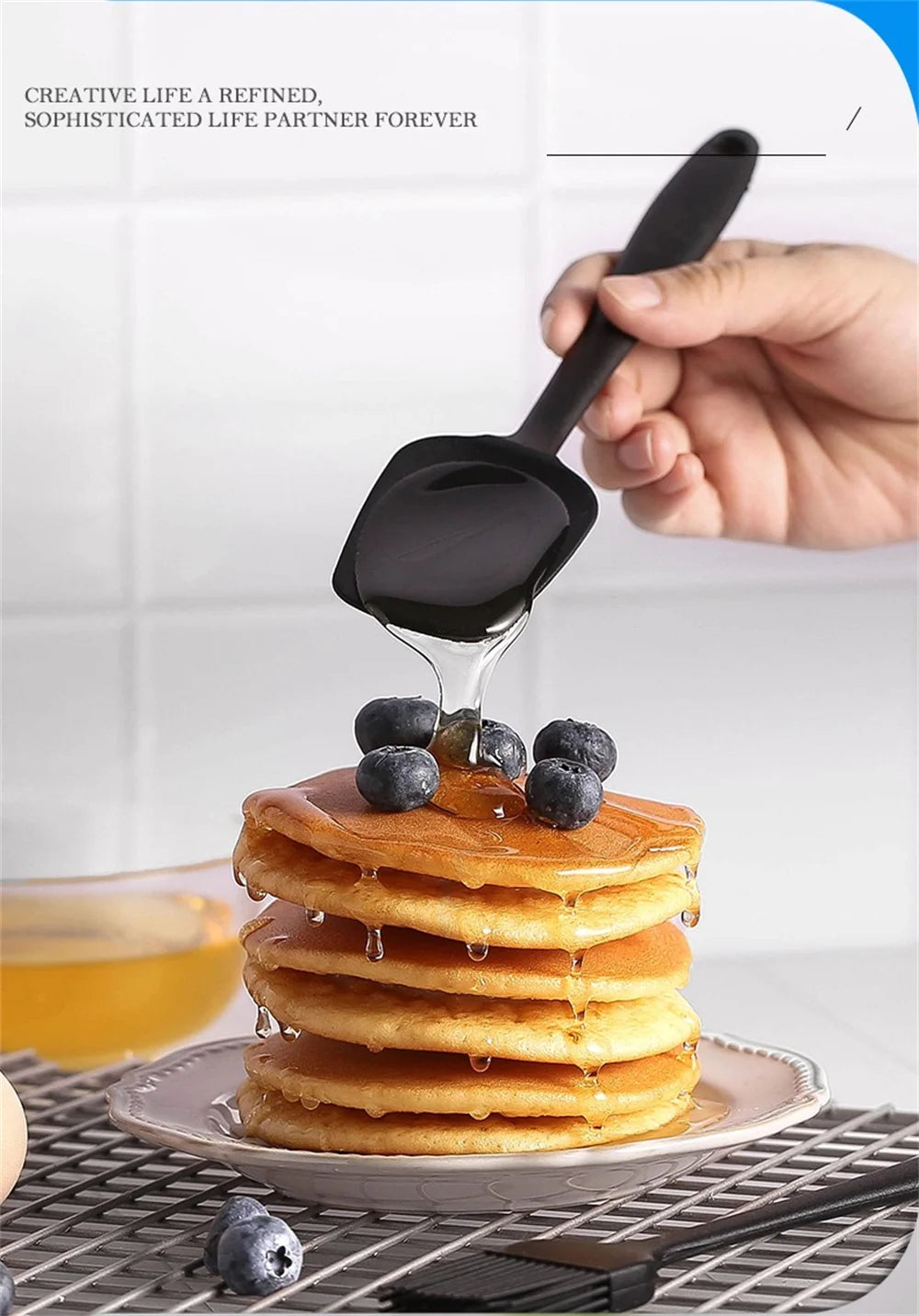 Silicone Spatula Set – Heat-Resistant Non-Stick Tools for Cooking and Baking