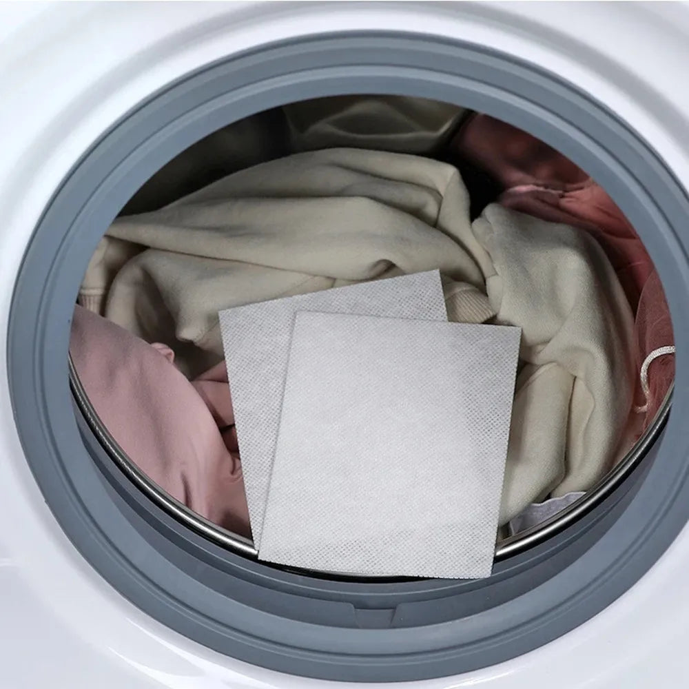 Color Catcher Laundry Sheets – Stain Absorbing Fabric for Mixed Washes