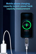 Digital USB-C Power Tester – Voltage and Current Monitor for Battery Testing