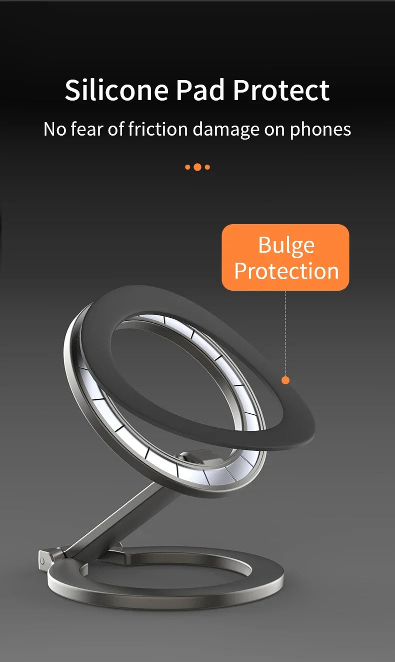 Magnetic Phone Ring Holder – Double-Sided MagSafe Kickstand for Smartphones