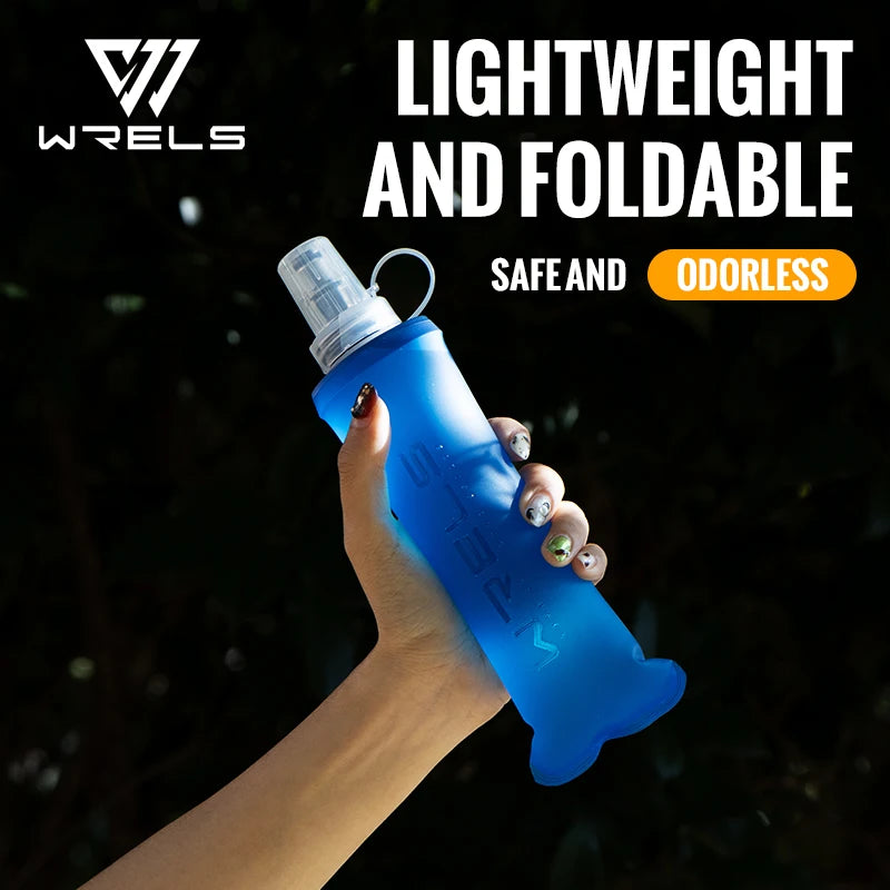 Collapsible TPU Soft Flask – BPA-Free Folding Water Bottle for Hiking and Running