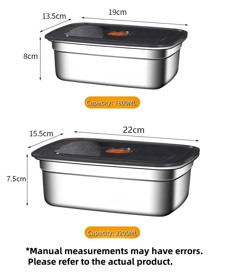 Stainless Steel Bento Box – Leak-Proof Food Container for Camping and Lunch