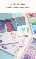 Acrylic Gel Pens – Retractable 0.7mm Tip for Student Painting and Writing
